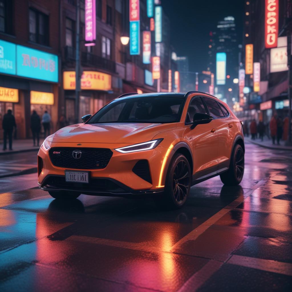 Кроссовер T8 выделяется заметным дизайном